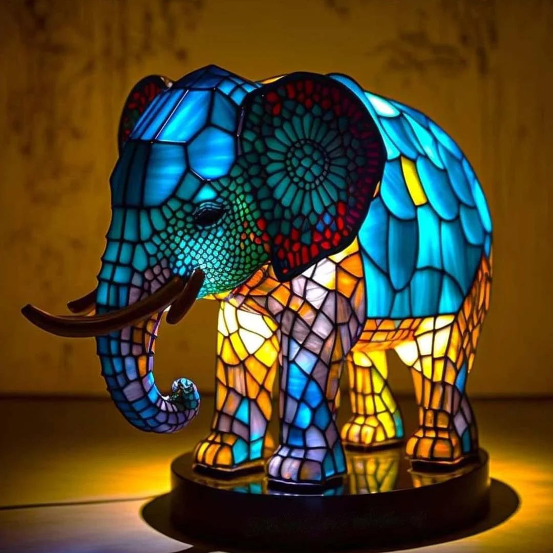 ARTWORK™ | GLAZEN DIERENLAMP IN LOOD