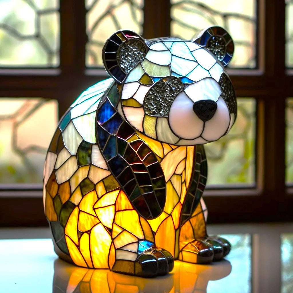 ARTWORK™ | GLAZEN DIERENLAMP IN LOOD