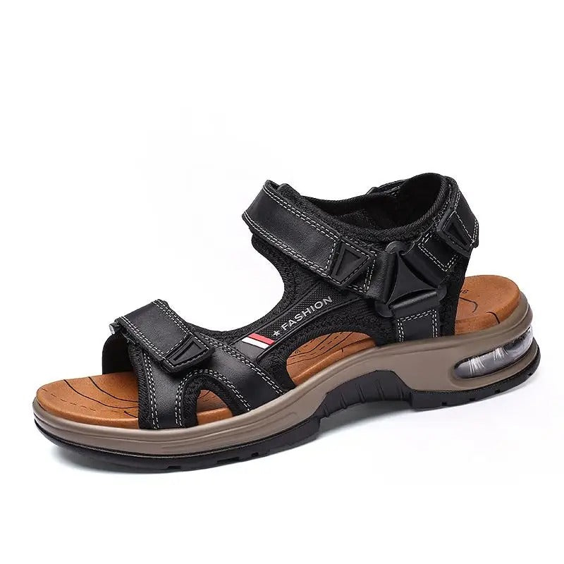 Fedie | Orthopedische zool suède herensandalen