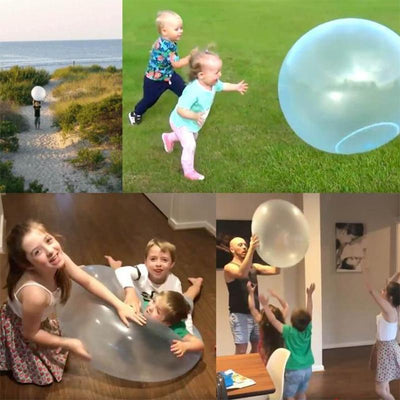 Bubble Ball™ - Scheurbestendige opblaasbare bal voor langdurig plezier voor alle leeftijden!