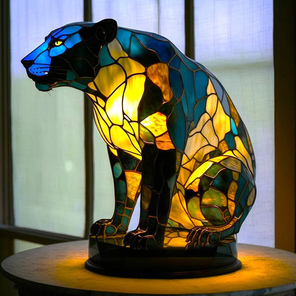 ARTWORK™ | GLAZEN DIERENLAMP IN LOOD