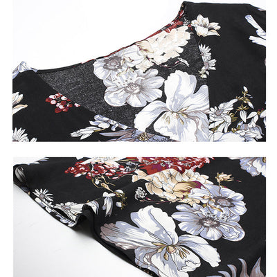 Mia™ - Breezy Blossoms damesstrandjurk met bloemenmotief