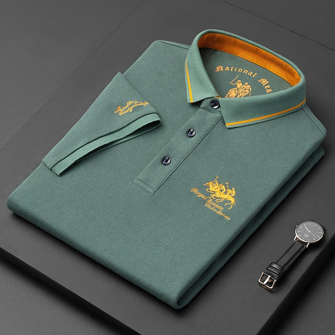 Veala | Signature Stitched Polo Shirt - Herre 2024