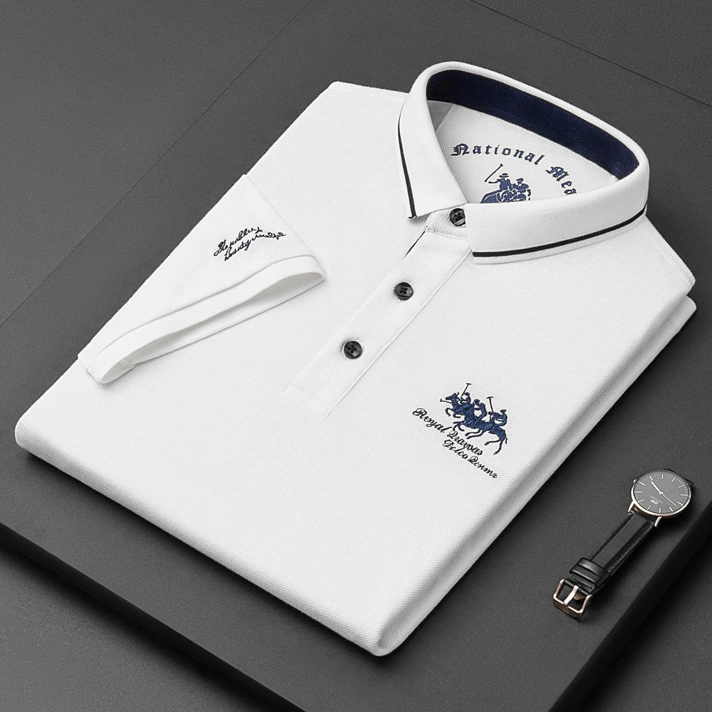 Veala | Signature Stitched Polo Shirt - Herre 2024