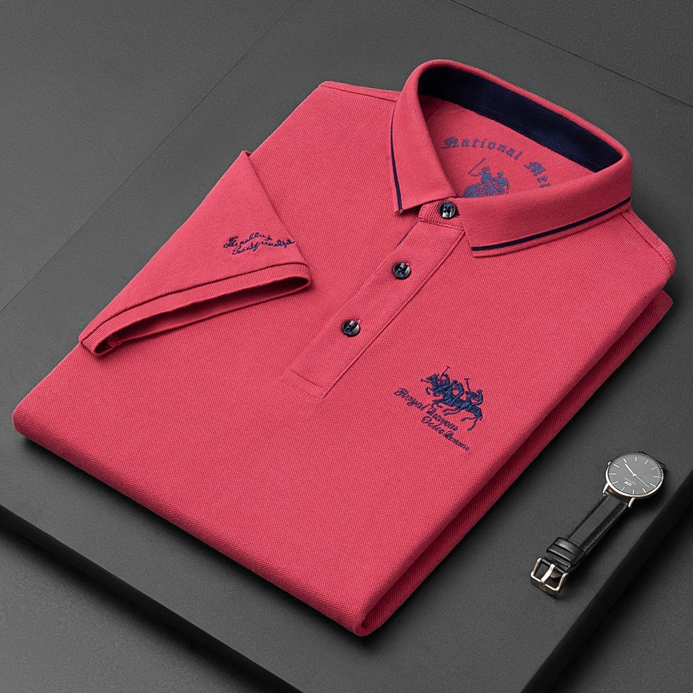 Veala | Signature Stitched Polo Shirt - Herre 2024