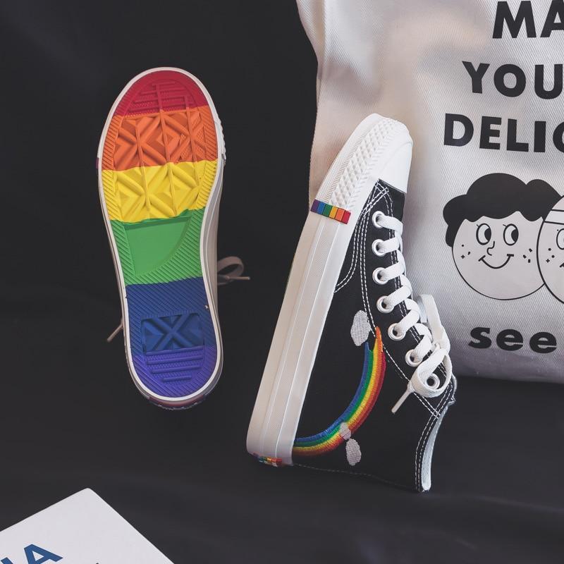 Rome | Moderne Regenboogkleurige Sneakers