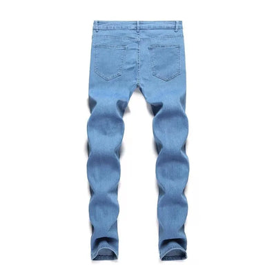 Pieter | Gerafelde denim broek