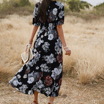 Mia™ - Breezy Blossoms damesstrandjurk met bloemenmotief