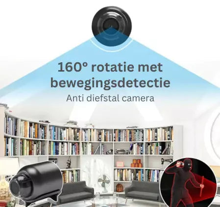 Mini 5G draadloze Wifi-camera 1080P HD - Met gevoelige bewegingssensor!