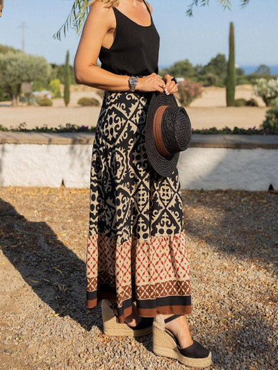 Aletta | Maxi rok met ruches